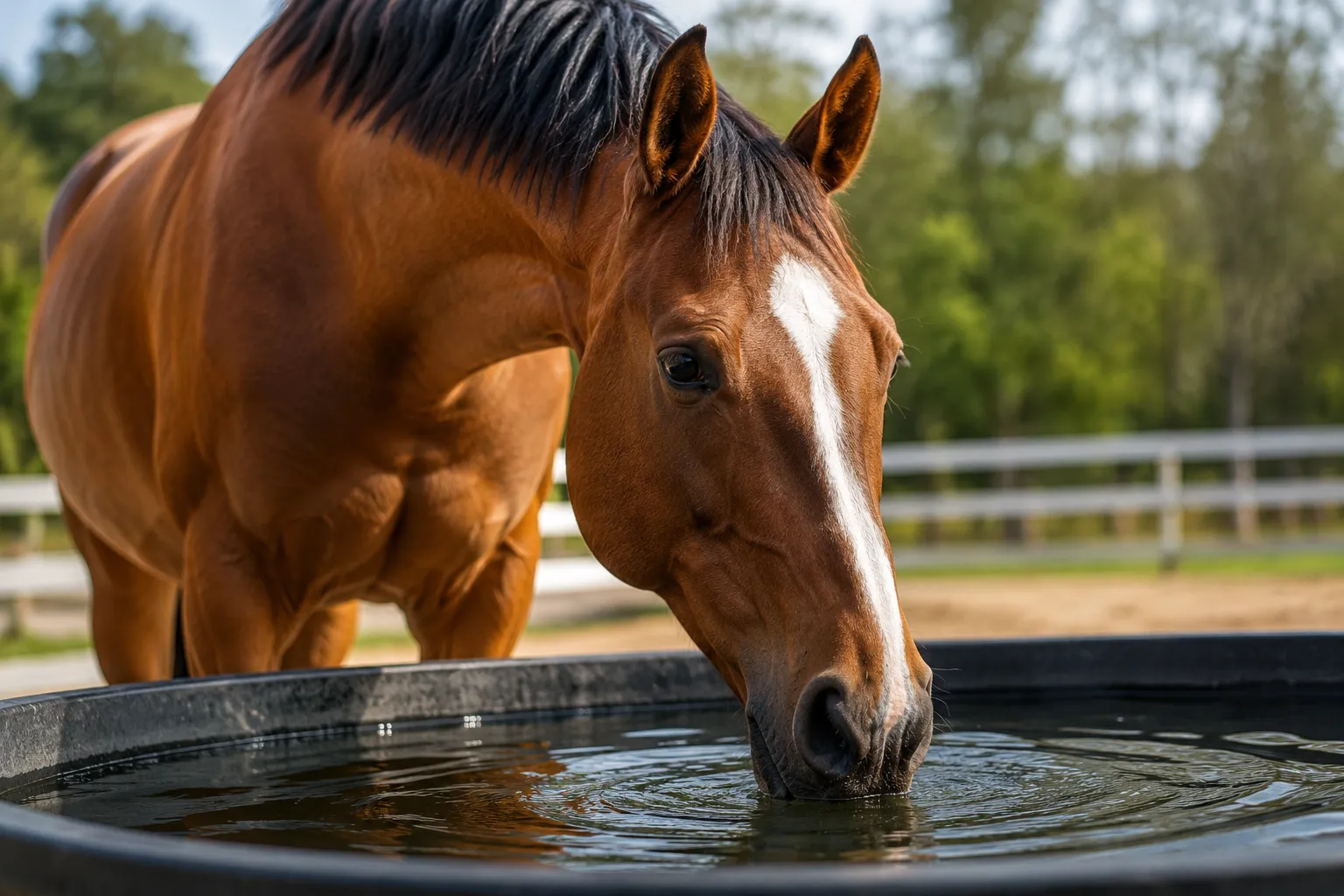 Cómo prevenir la deshidratación en caballos deportivos